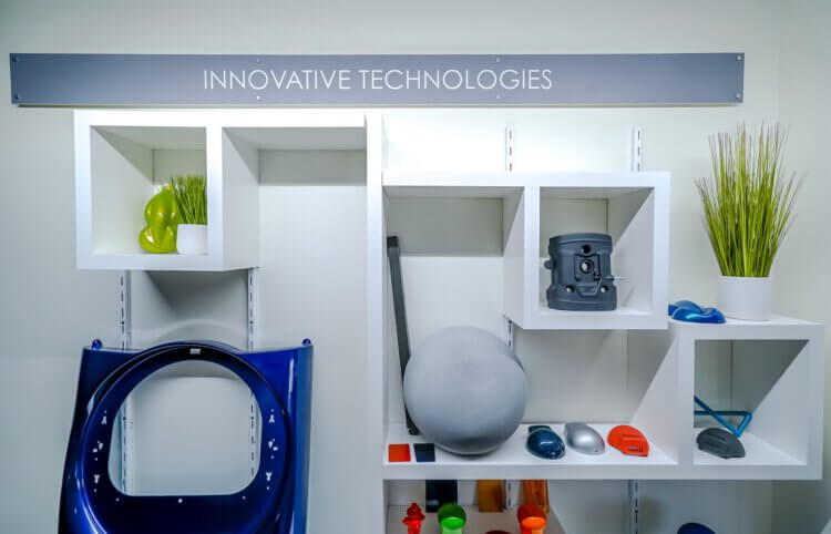 Display of innovative technologies from Sherwin Williams
