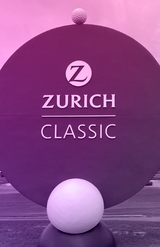 Zurich Classic logo display