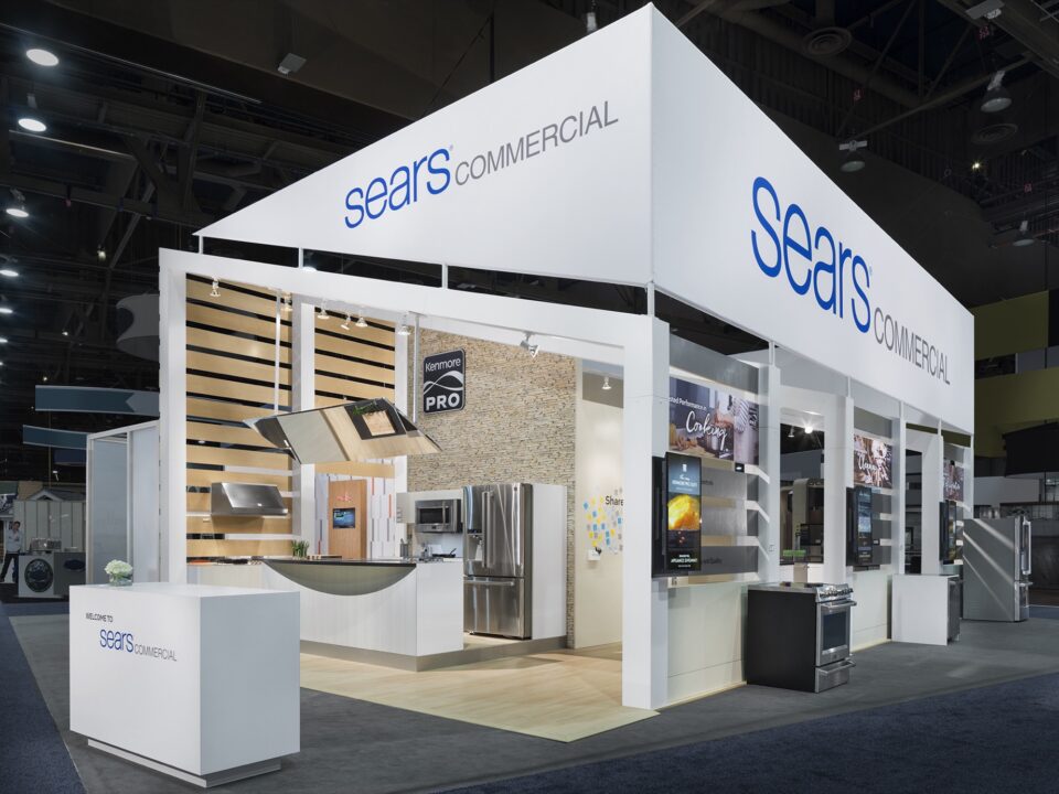 Sears commercial appliance convention booth