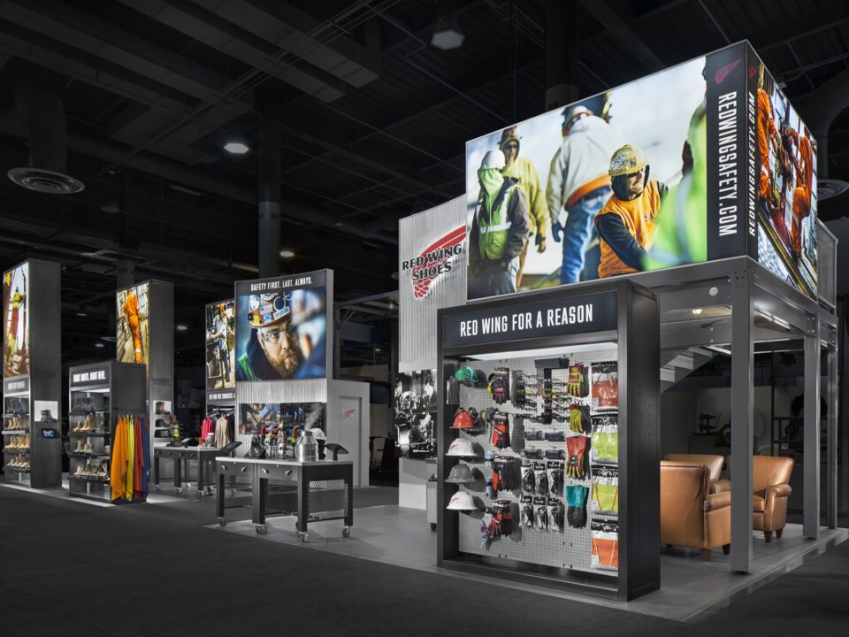 Red Wing Shoes convention event booth