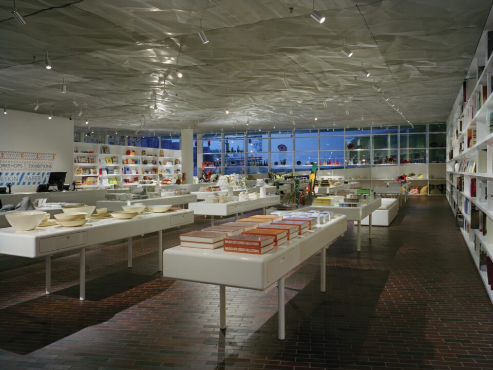 Neat and tidy display at the Walker Art Center