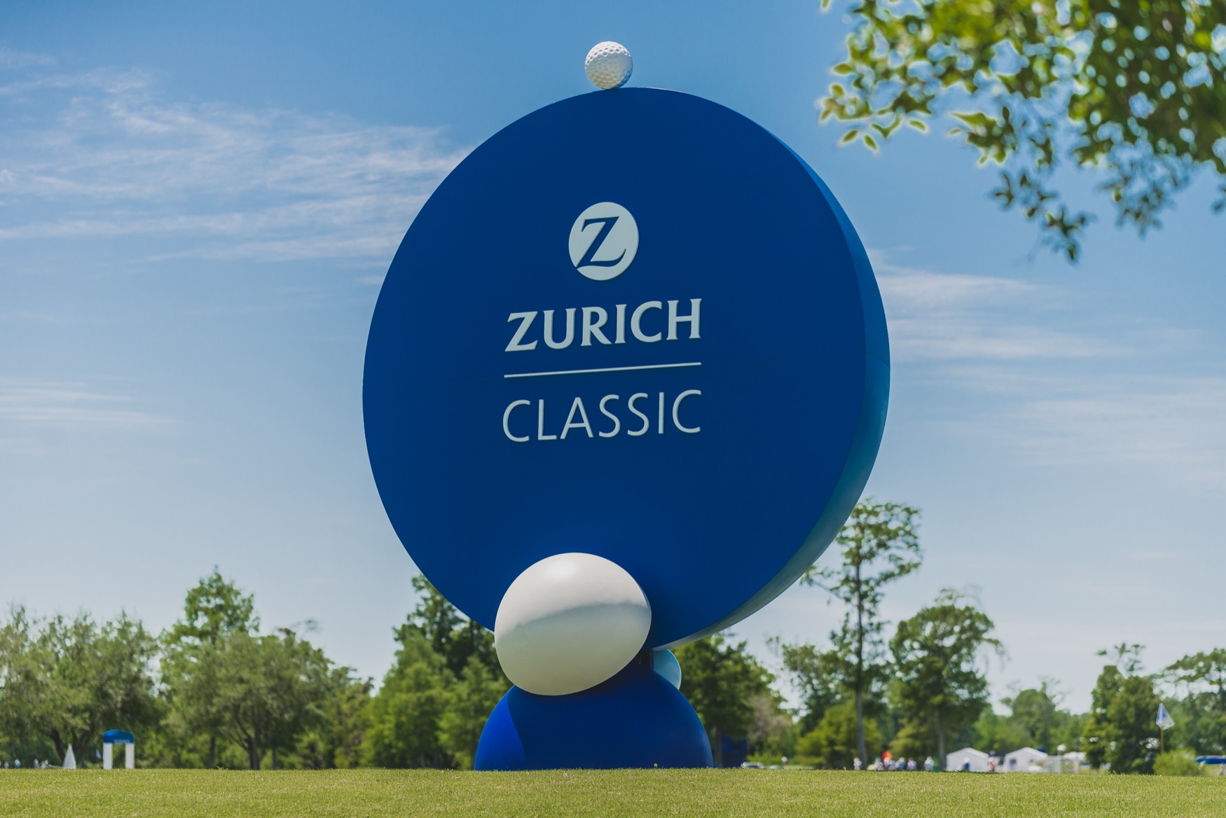 The Zurich Classic, golf sign