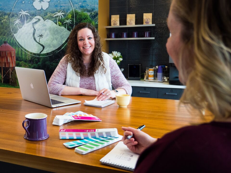 STAR marketing consultant speaking with a business leader