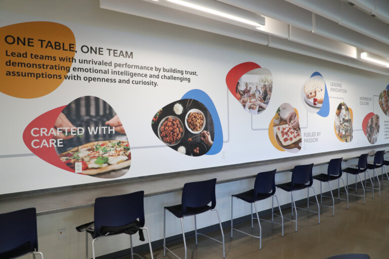 Schwans Kansas headquarters custom interior