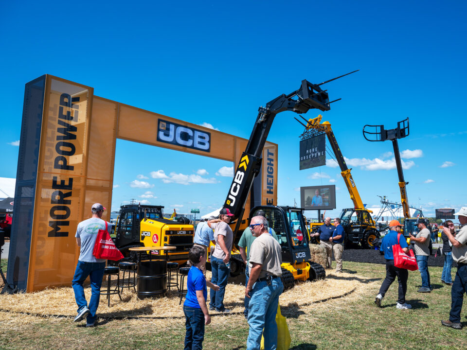 JCB Farm Progress 2025 exhibit space