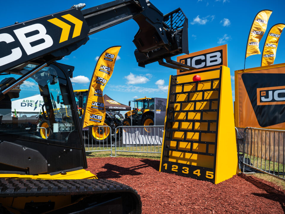 JCB Farm Progress 2025 Plinko game